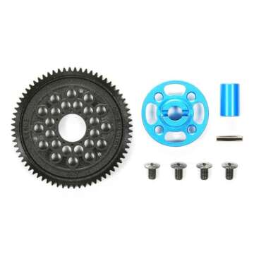 Tamiya TAM54500 54500 Rc TT02 High Speed Gear Set, 68T, Black