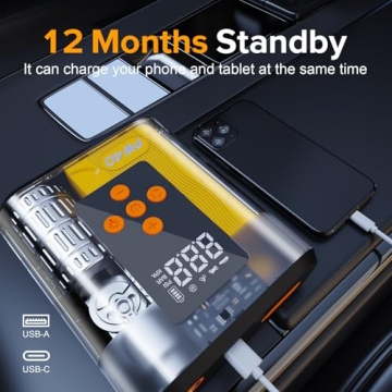 Jump Starter with Air Compressor for All Emergencies