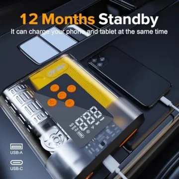 Jump Starter with Air Compressor for All Emergencies