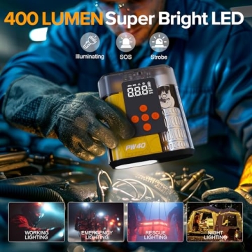 Jump Starter with Air Compressor for All Emergencies