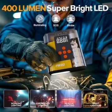 Jump Starter with Air Compressor for All Emergencies