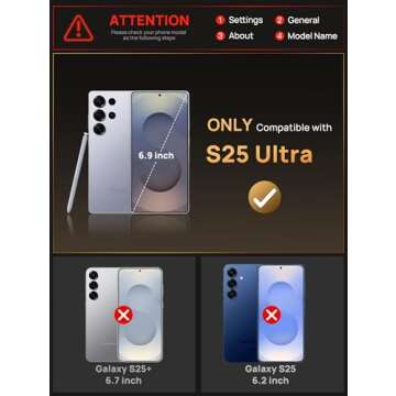 Vihibii for Samsung Galaxy S25 Ultra Wallet Case, Built-in Card Holder (4 Cards), [RFID Blocking] & ...