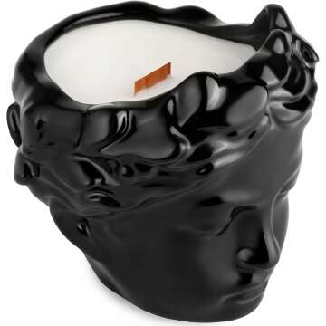 Luxury Aesthetic Candles with Wooden Wicks