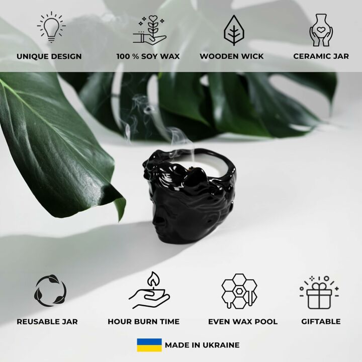 Luxury Aesthetic Candles with Wooden Wicks