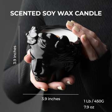 Luxury Aesthetic Candles with Wooden Wicks