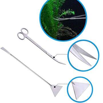 Fistoy 4-in-1 Stainless Steel Aquascaping Tool Set
