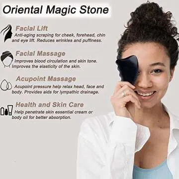 Gua Sha Facial Tools Face Massager Guasha Tool for Face for SPA Acupuncture Therapy Trigger Point Treatment