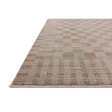Loloi Amber Lewis Cali Collection CIL-06 Brick/Natural 2'-7" x 10'-0", .25" Pile Height, Runner Rug