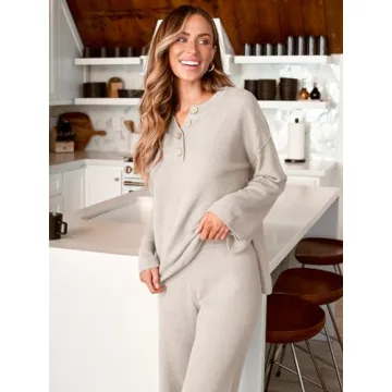 EFAN Women's Cozy Fall Lounge Set for Chic Comfort