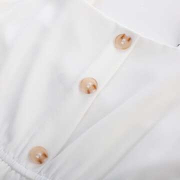 GRACE KARIN Teen Girls Dresses Size 10-12 Cute White Summer Casual Beach Sundress