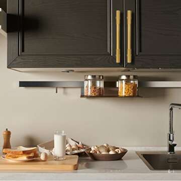 RZDEAL Solid Brass Gold Cabinet Pulls for Kitchen & Bathroom