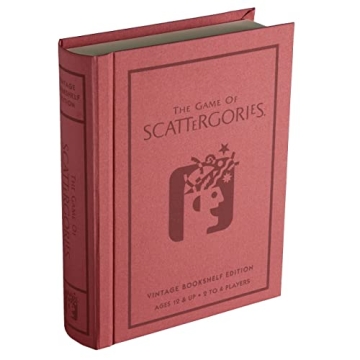 Scattergories Vintage Bookshelf Edition for Family Fun