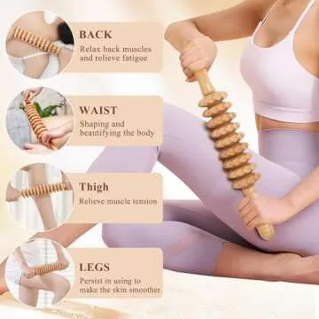 7-in-1 Wood Therapy Massage Tools for Pain Relief