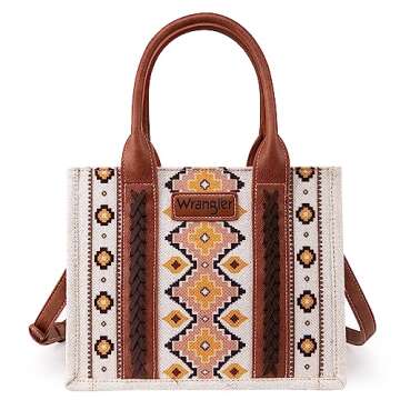 Montana West Wrangler Tote Bag for Women Western Shoulder Purses Boho Aztec Satchel Hobo Handbags WG...
