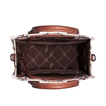 Montana West Wrangler Tote Bag for Women Western Shoulder Purses Boho Aztec Satchel Hobo Handbags WG2202-8120CF