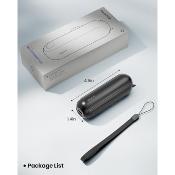 Gaiatop Portable Handheld Fan - USB Rechargeable Cool Relief