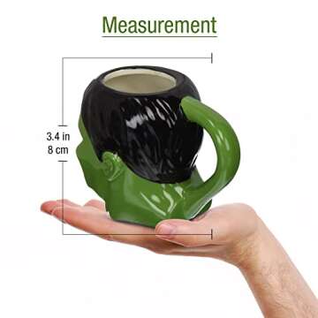 Bazillion Dreams Marvel Avengers 4-Pack Mugs - Superhero-Inspired Glass Cups Featuring Hulk, Captain America, Iron Man, and More!