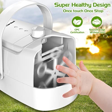 Zerhunt Bubble Machine 18000 BubblesMin Safe Durable Kids Toy