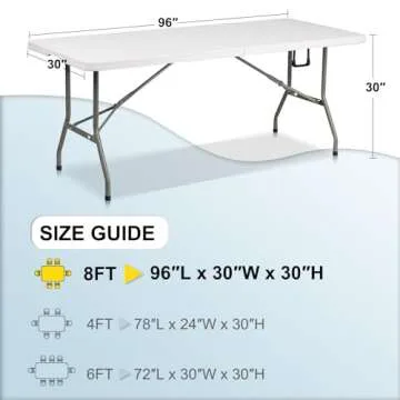 ABCCANOPY Black Spandex Open Back Table Cover for Events