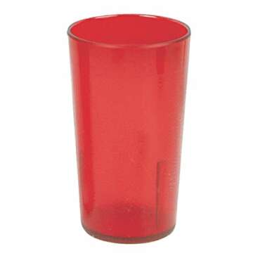 32 oz Stackable Restaurant Tumbler Cups - Set of 4