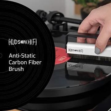 Hudson Hi-Fi Vinyl Record Cleaner Brush for Pristine LPs