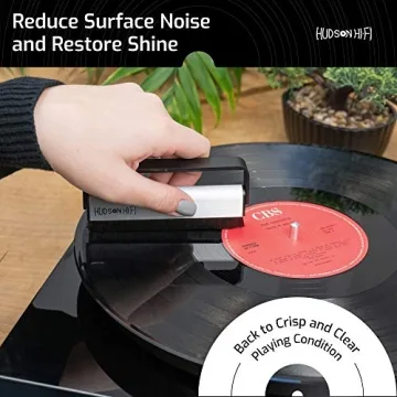Hudson Hi-Fi Vinyl Record Cleaner Brush for Pristine LPs