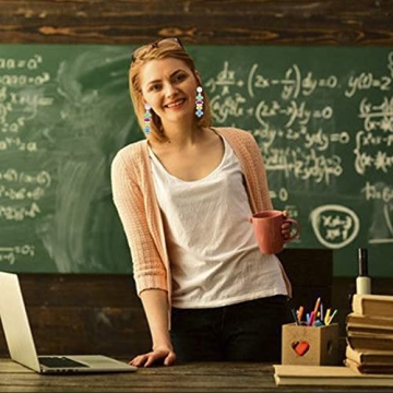 Colorful Teacher Earrings - Perfect Gift for Educators