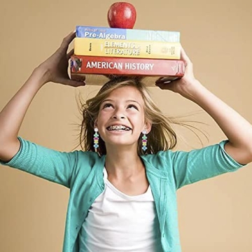 Colorful Teacher Earrings - Perfect Gift for Educators