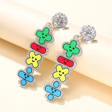 Colorful Teacher Earrings - Perfect Gift for Educators