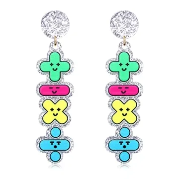 Colorful Teacher Earrings - Perfect Gift for Educators