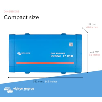 Victron 1200VA Pure Sine Wave Inverter for Home & Travel