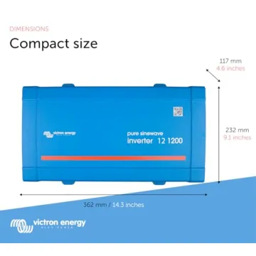 Victron 1200VA Pure Sine Wave Inverter for Home & Travel