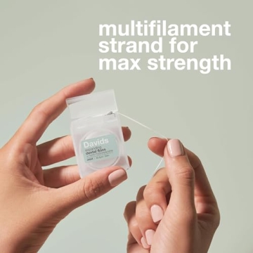 Davids Hydroxyapatite Dental Floss Refillable Eco-Friendly Mint