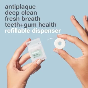 Davids Hydroxyapatite Dental Floss Refillable Eco-Friendly Mint