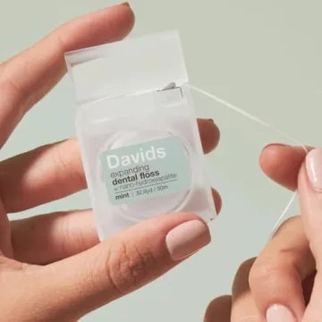 Davids Hydroxyapatite Dental Floss Refillable Eco-Friendly Mint