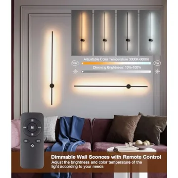 Battery Operated Wall Sconces with Remote Control