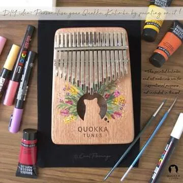 Quokka Kalimba 17 Keys Mini Finger Piano - Perfect Gift