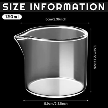 4 Pcs Mini Glass Pitcher Set for Home Entertaining