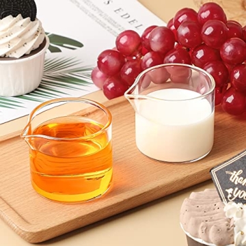 4 Pcs Mini Glass Pitcher Set for Home Entertaining