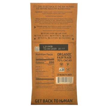 Hu Kitchen, Bar Chocolate Hazelnut Praline, 2.1 Ounce