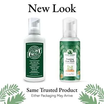 Tea Tree Oil Foaming Therapeutic Soap & Foot Wash Made in USA Promotes Healthy Skin, Feet & Nails Fi...