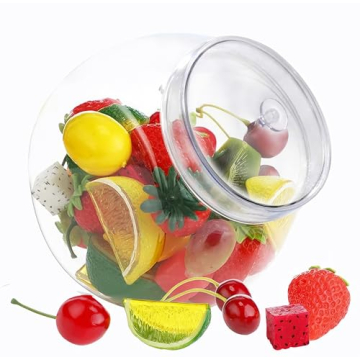 Durable 80 Oz Clear Plastic Jar with Lid for All Occasions