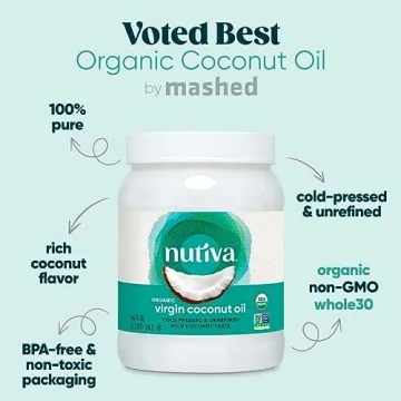 Nutiva Organic Coconut Oil - 54 Fl Oz Versatile Health Oil