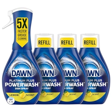 Dawn Powerwash Spray, Dish Soap, Effortless Grease Removal, 64oz Starter Kit + Refill