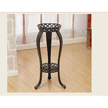 32inch Rustproof Metal Potted Plant Stand Indoor Outdoor