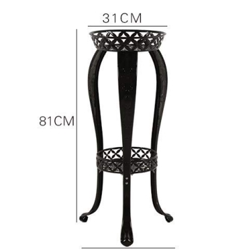 32inch Rustproof Metal Potted Plant Stand Indoor Outdoor