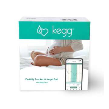 kegg Fertility Tracker + Free Fertility App | Discover Your Most Fertile Days | No Recurring costs | Predicts Fertile Window | Helps Exercise Pelvic Floor Muscles