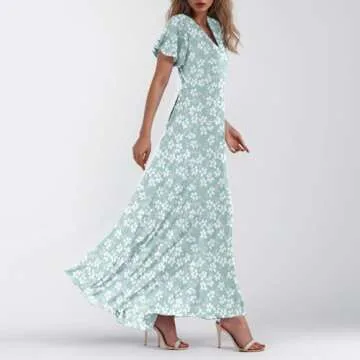 MABUTINGTI Chiffon Dresses for Women Summer Women Chiffon Dress Spring Chiffon Dresses for Women 2025 Womens Chiffon Dresses Plus Size Chiffon Dresses for Women Plus Size Chiffon Dresses