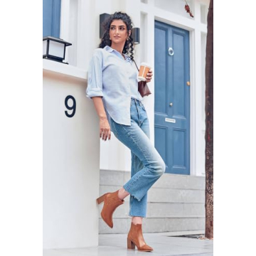 Ricristy Stylish Women's Chelsea Ankle Boots with Comfort