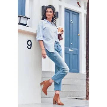 Ricristy Stylish Women's Chelsea Ankle Boots with Comfort